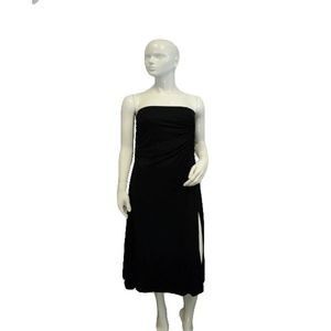 Nikki Rich Women Strapless Dress Sz L (SKU 000078)